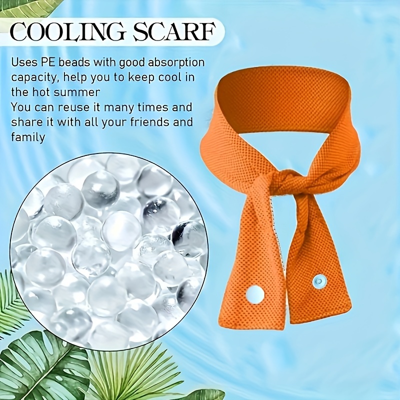 Scarf Silk Neck - Lenço de Pescoço Refrescante, Bandana, Toalha