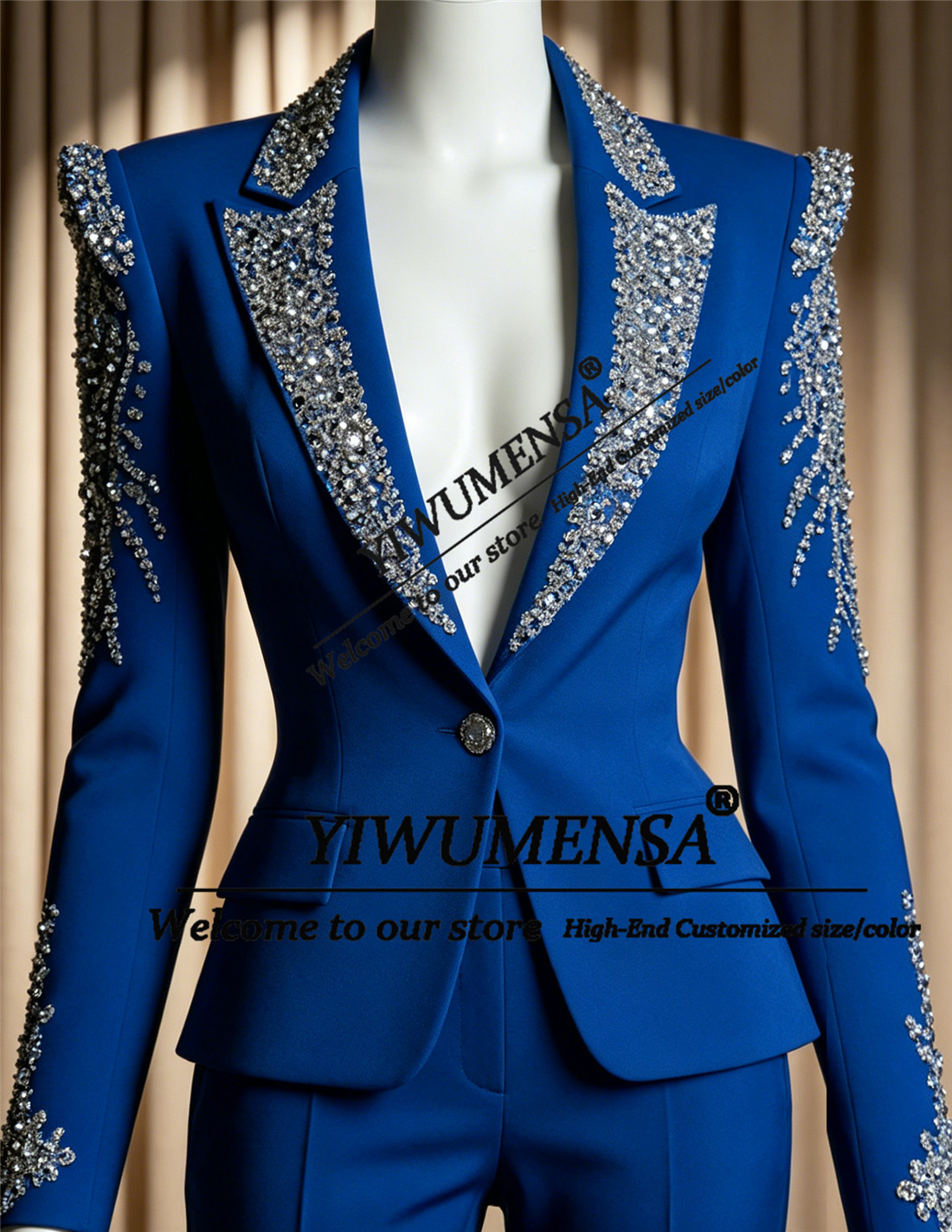 Women Formal Wear Blazer Set - Conjuntos de Luxo Femininos de 2
