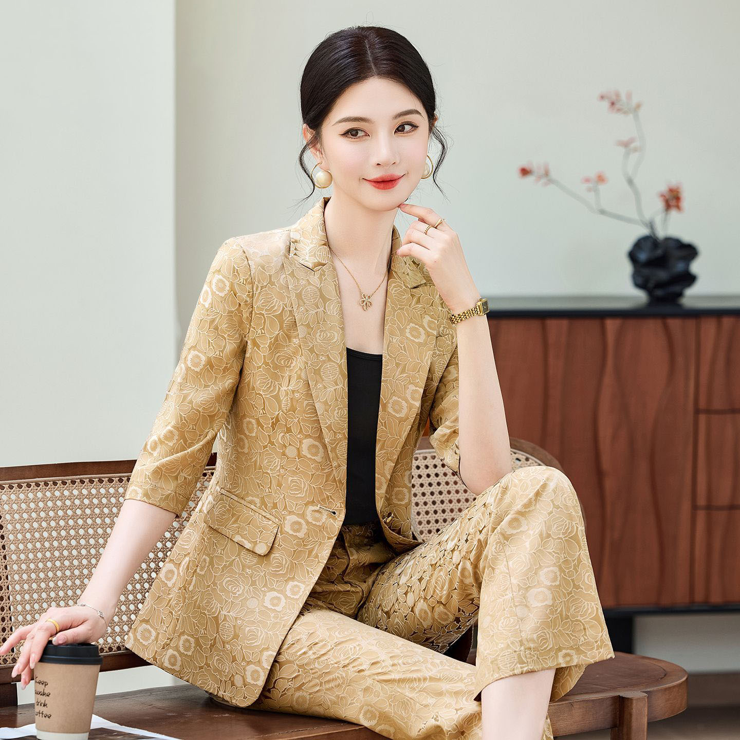 Women'S Office Formal Wear For Ladies - Novo Conjunto Feminino Elegante de Blazer