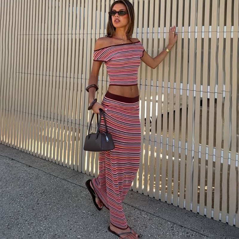 Women Formal Wear For Office - Conjunto de Saia de Tricô Feminina