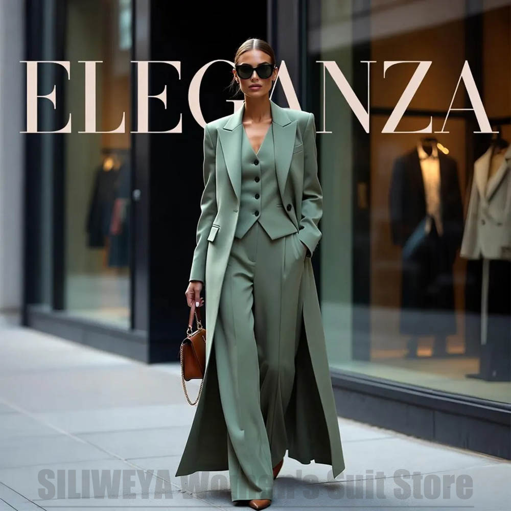 Women Formal Wear Blazer Set - Conjunto de Terno Feminino Elegante de