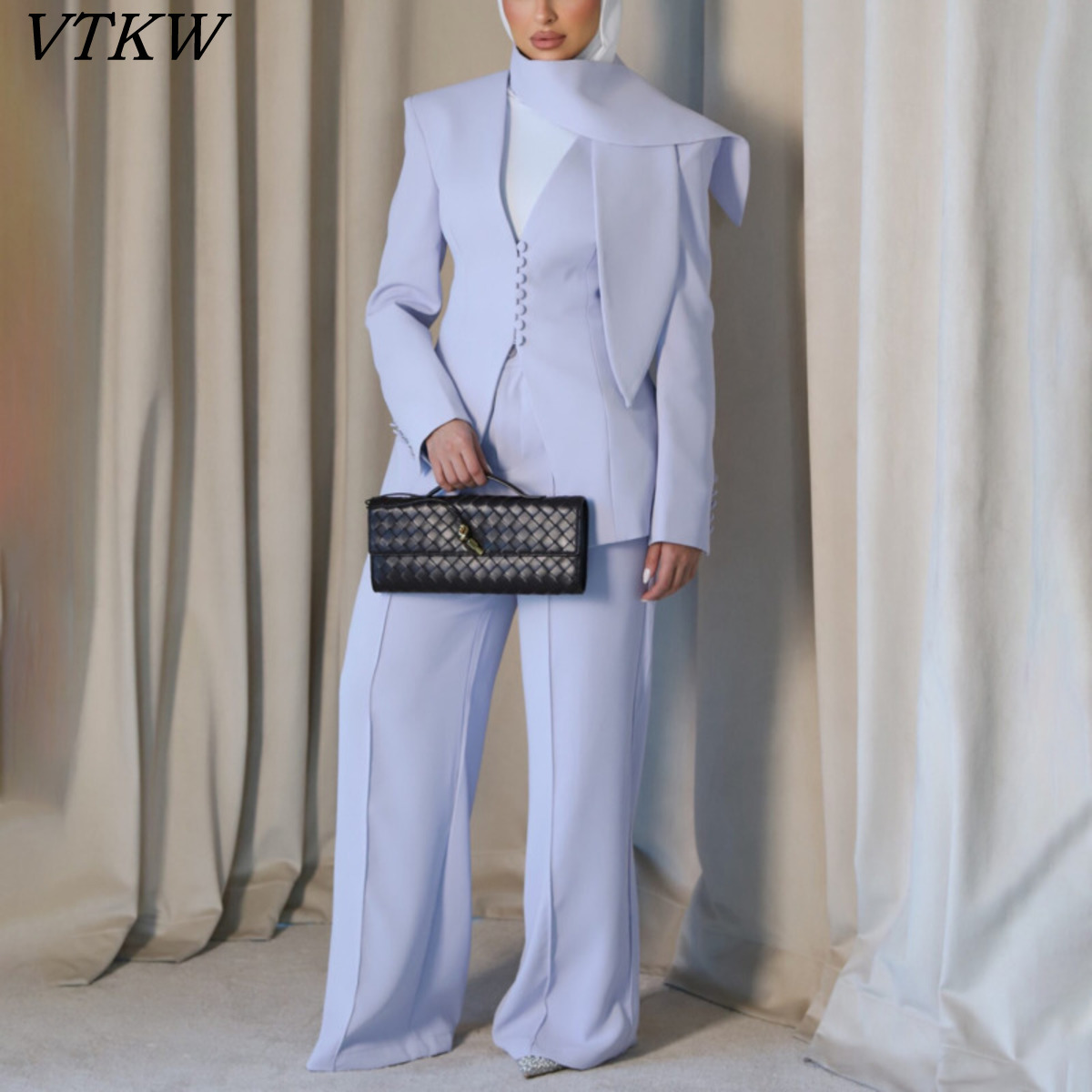 Female Formal Wear - VTKW 2026 Novo Conjunto Feminino de