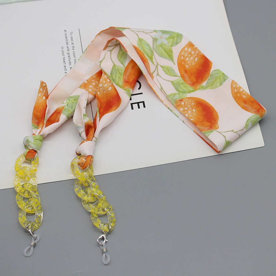 Scarf Silk Neck - Bohemia impressão lenço de seda óculos