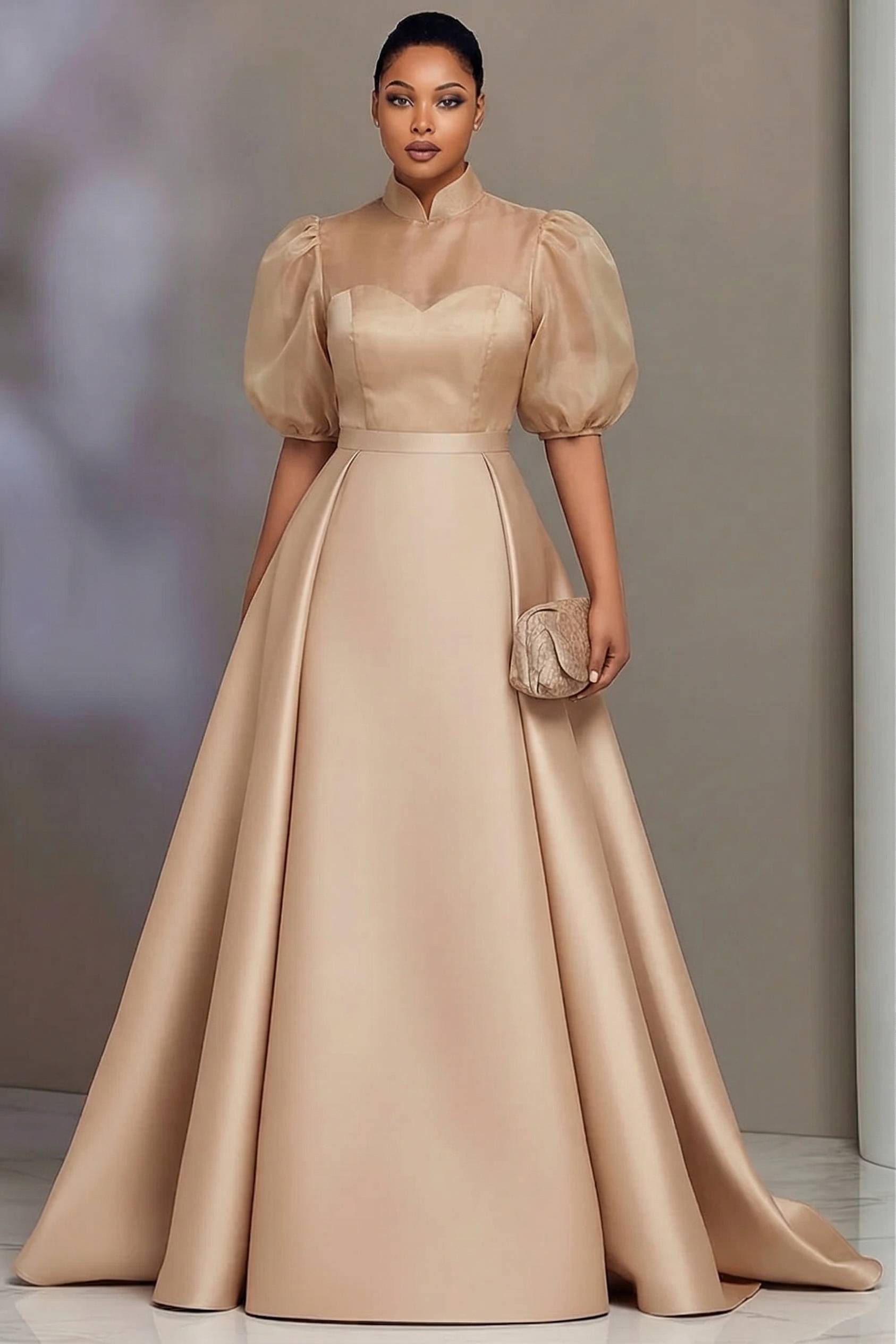 Female Formal Wear - Vestidos de Festa Elegantes em Satin