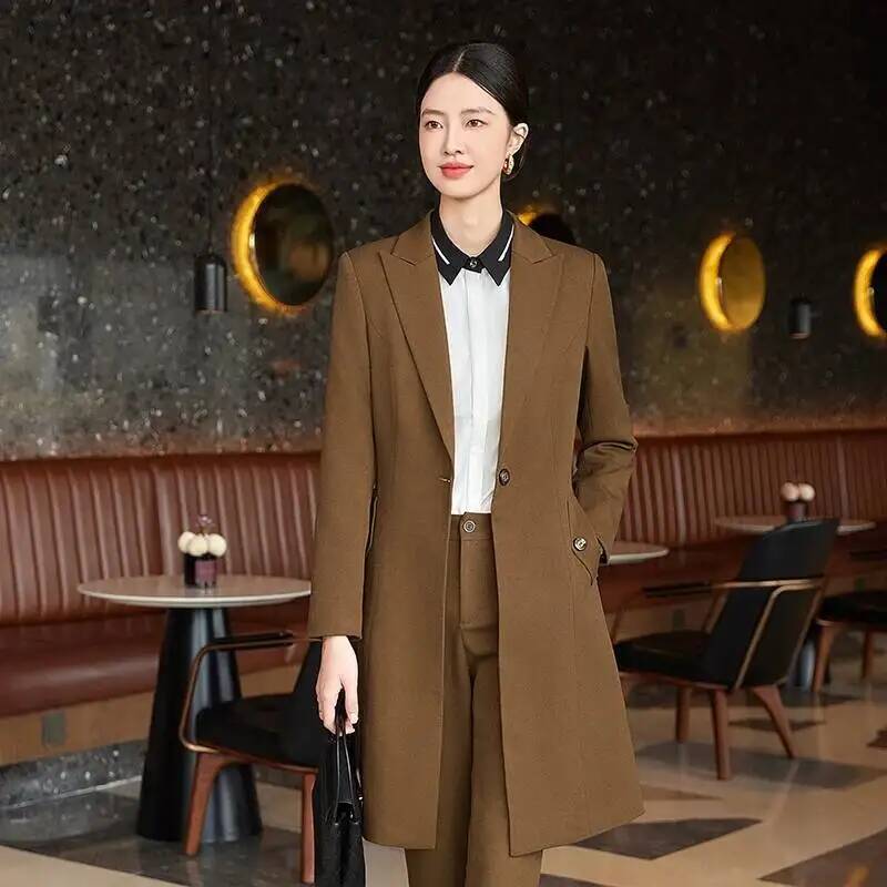 Women Formal Wear For Interview - Tecido de alta qualidade outono inverno