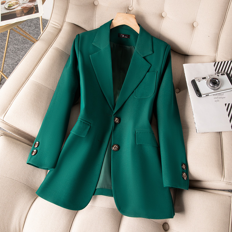 Women'S Office Formal Wear For Ladies - Azul preto verde feminino formal blazer