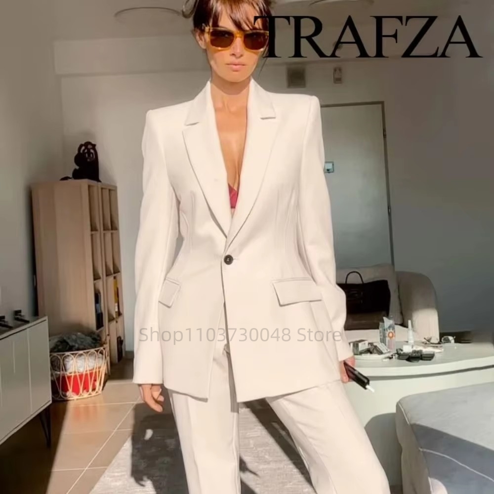 Women Formal Wear For Office - Conjunto de Blazer e Calças para