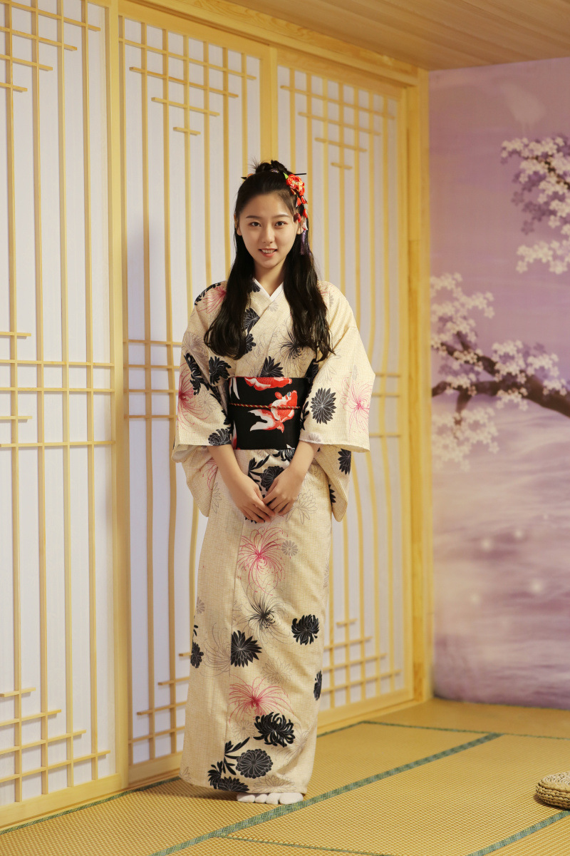 Formal Wear Japan Women - Kimono tradicional estilo japonês feminino imitação