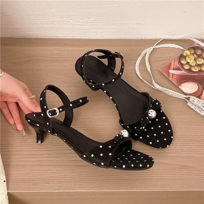 Kitten Heel Women - Sandálias Femininas de Salto Baixo com