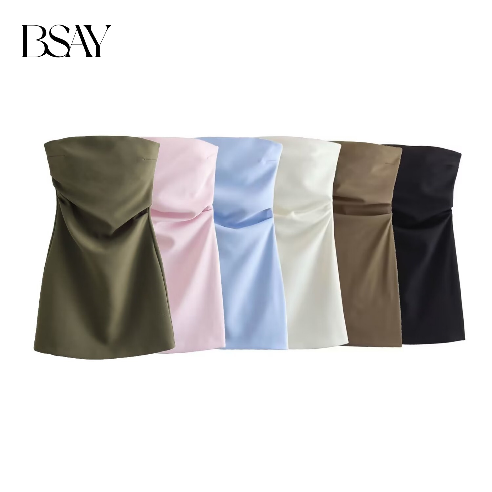 Women Formal Wear Zara - Bsay moda feminina sexy voltar zíper
