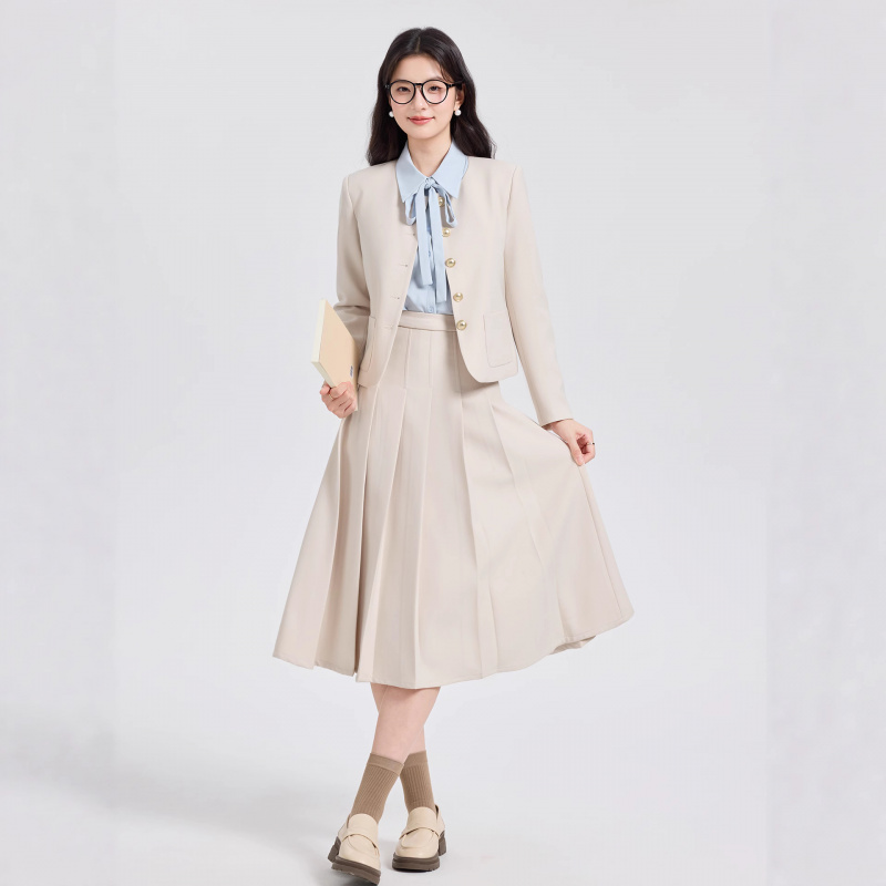 Conjunto de terno curto cinza  - Women Formal Wear For Interview avaliação e preço