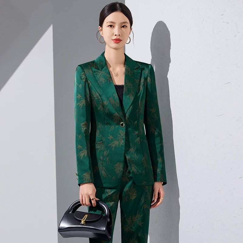 Ternos formais de tecido de al - Women Formal Wear For Interview avaliação e preço