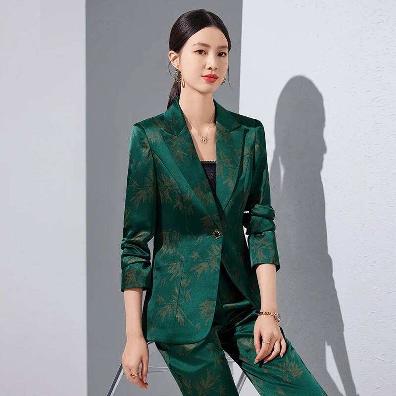 Ternos formais de tecido de al - Women Formal Wear For Interview avaliação e preço