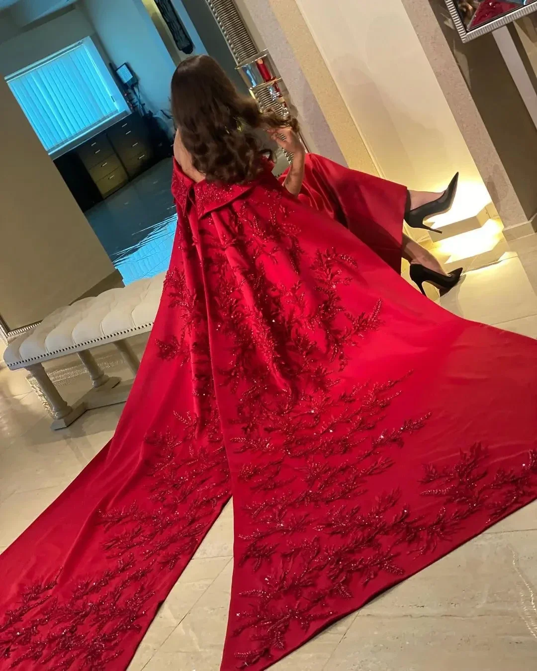 Personalizado tornozelo compri - Women Formal Party Wear Dress avaliação e preço