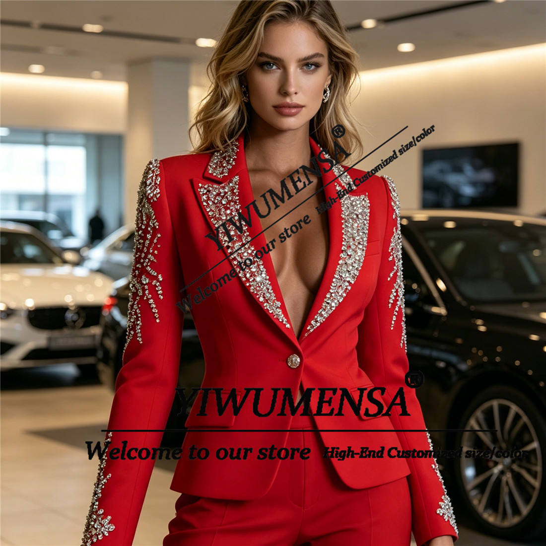 Conjuntos de Luxo Femininos de - Women Formal Wear Blazer Set avaliação e preço