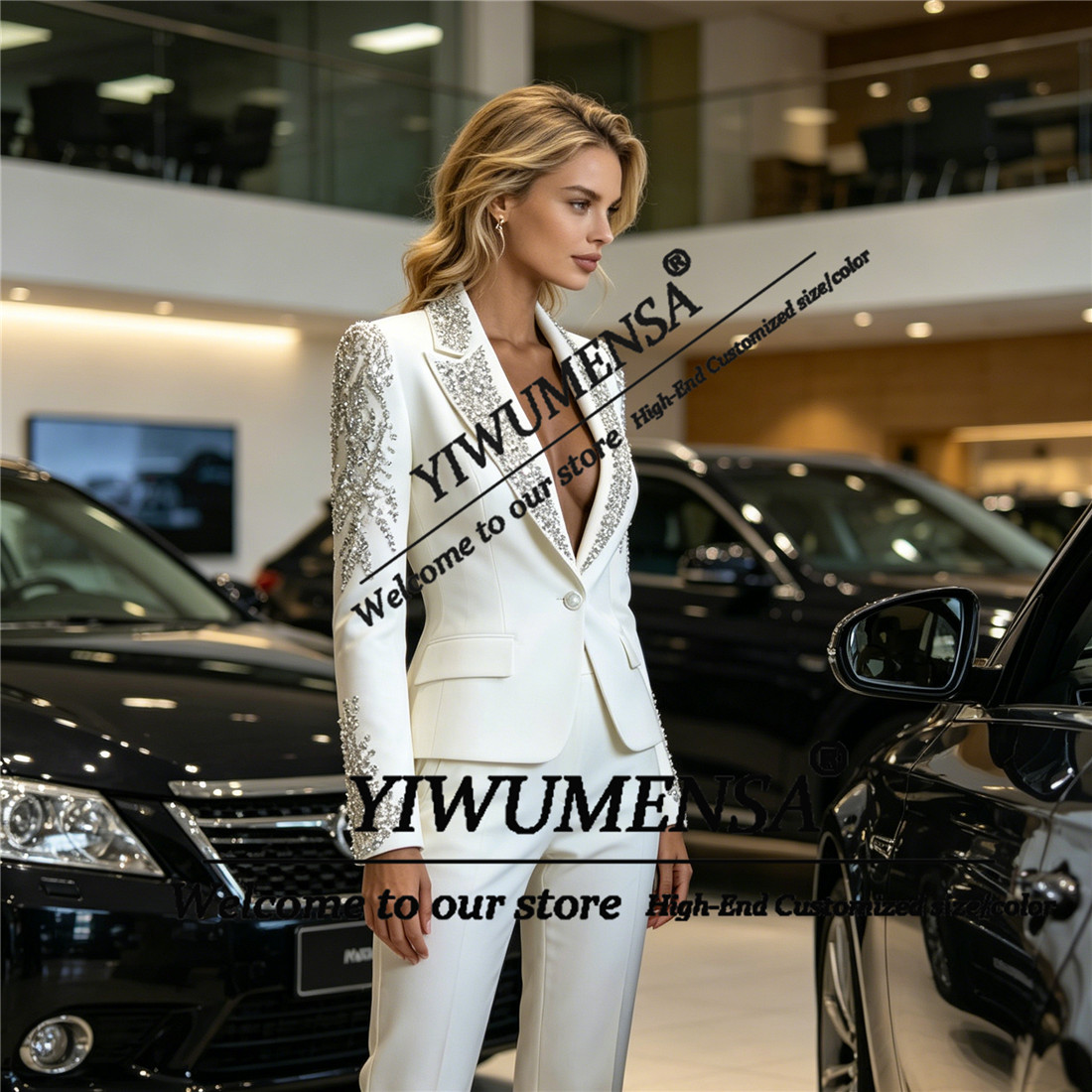 Conjuntos de Luxo Femininos de - Women Formal Wear Blazer Set avaliação e preço