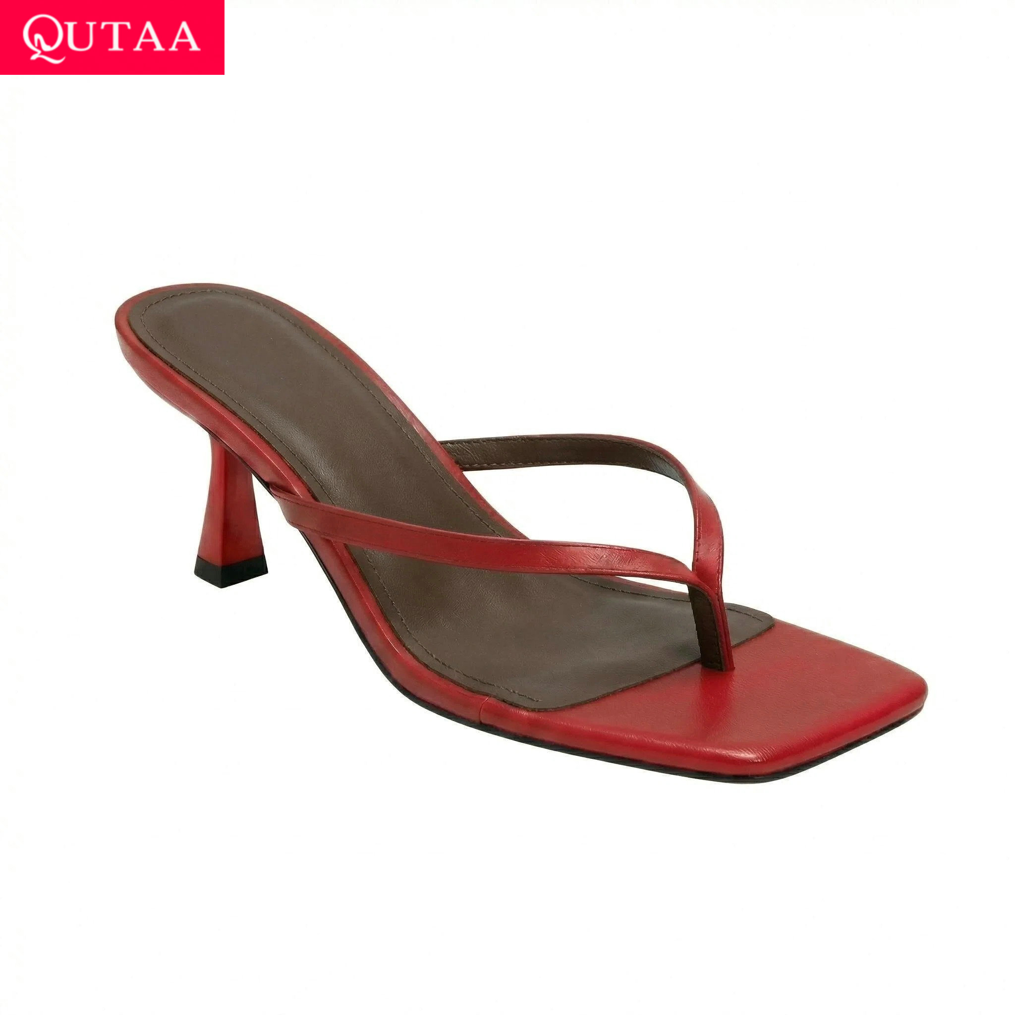 QUTAA Novidade: Sandálias Femi - Kitten Heel Women avaliação e preço