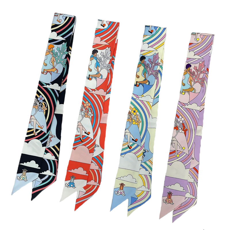 Feminino 100% lenço de seda am - Scarf Silk Neck avaliação e preço