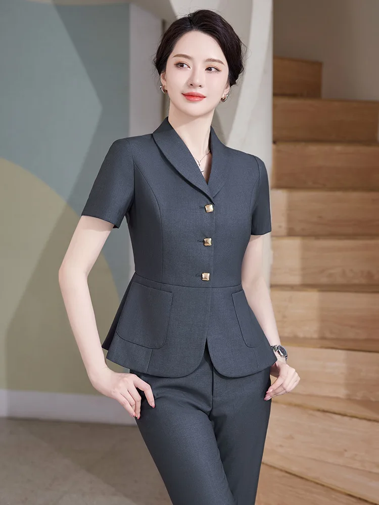 Pop 2024 verão formal ol estil - Women Formal Wear For Interview avaliação e preço