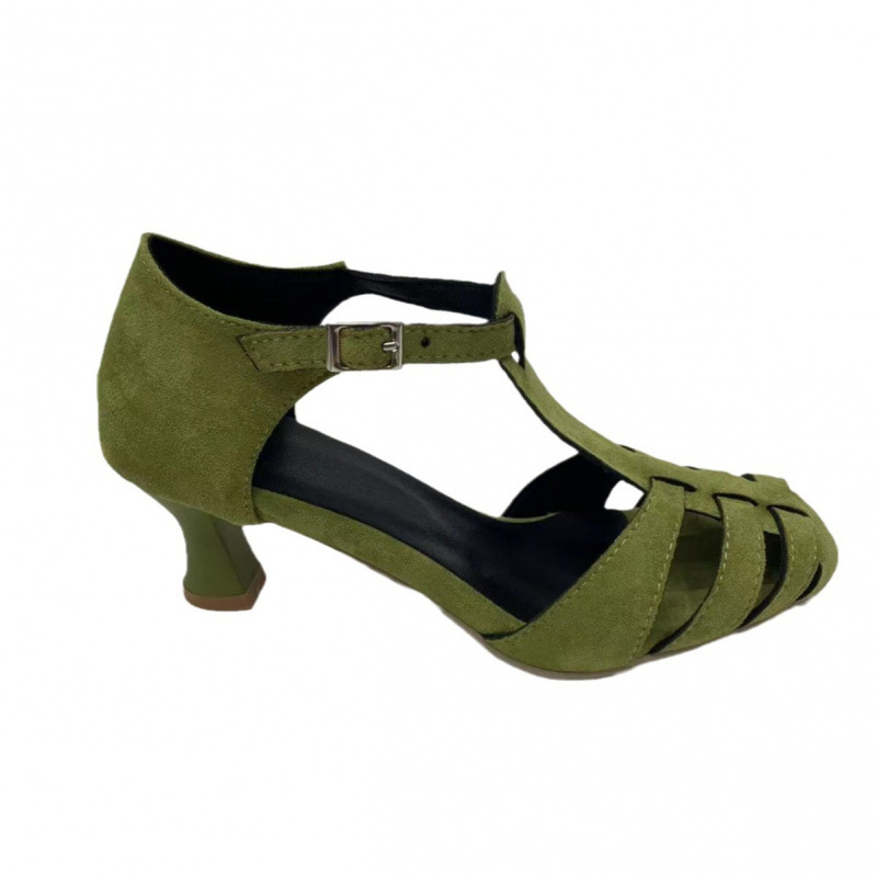 Sandálias Femininas Verdes de  - Women Formal Wear For Office avaliação e preço