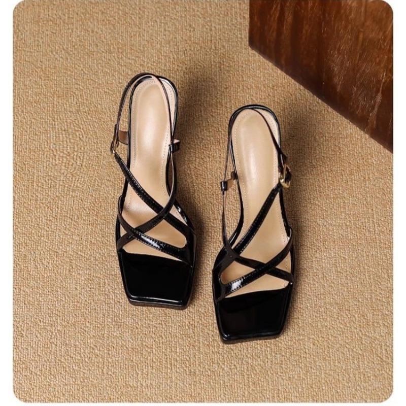 Sandálias femininas de pele de - Kitten Heel Women avaliação e preço