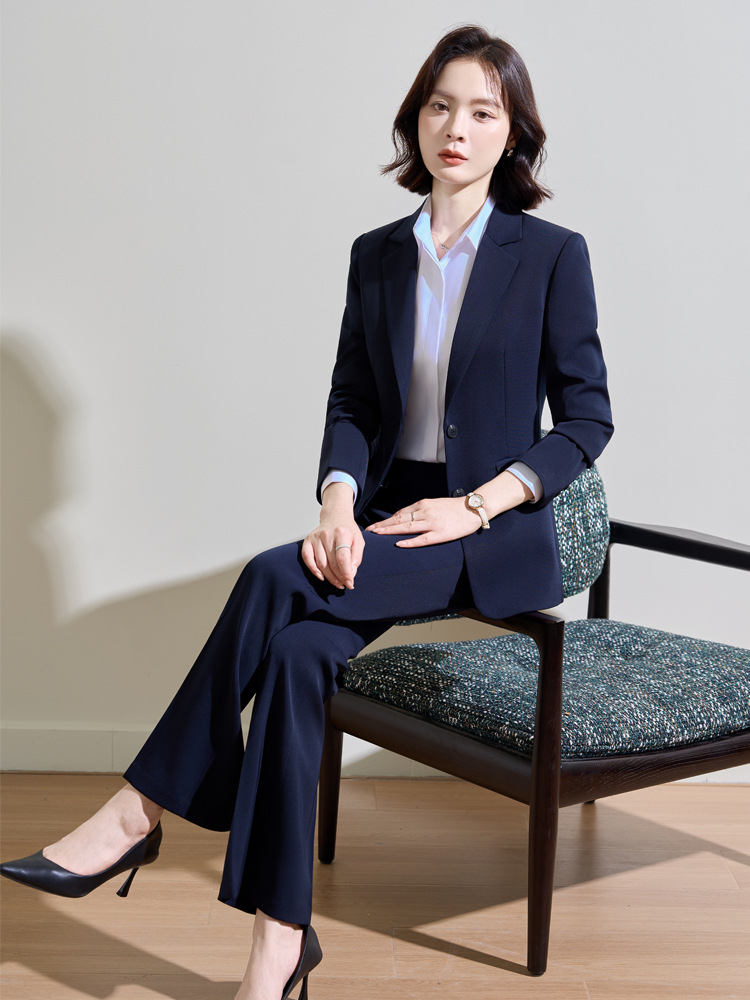 Terno profissional azul marinh - Women Formal Wear For Interview avaliação e preço