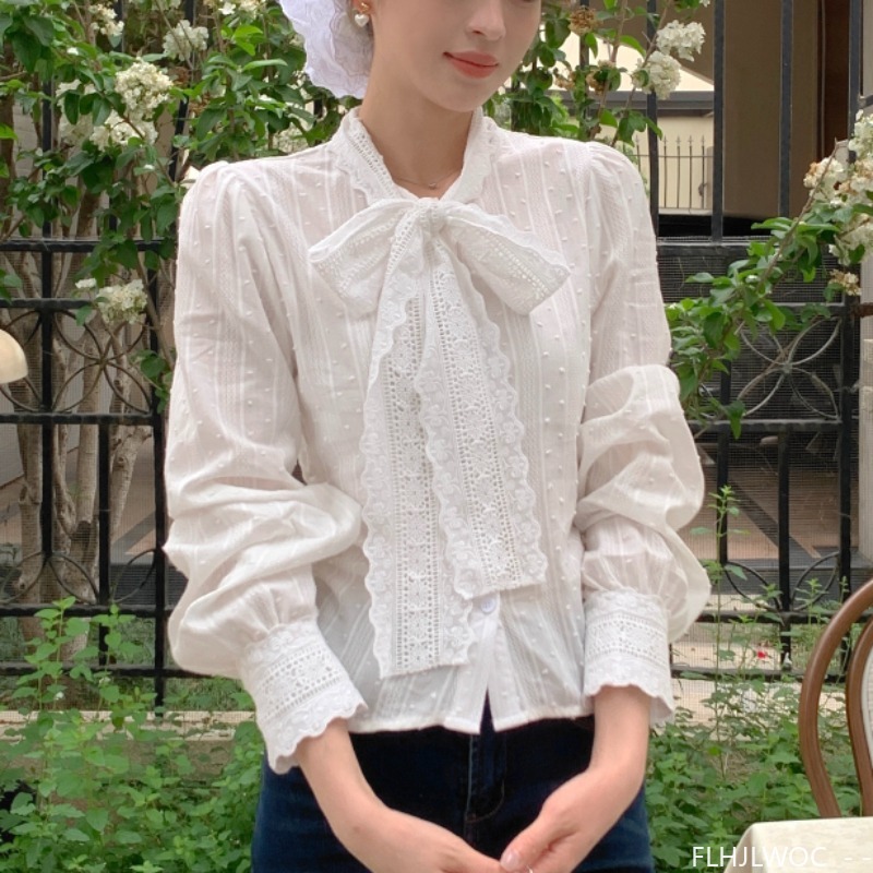 Retro vintage laço laço topos  - Formal Wear Japan Women avaliação e preço