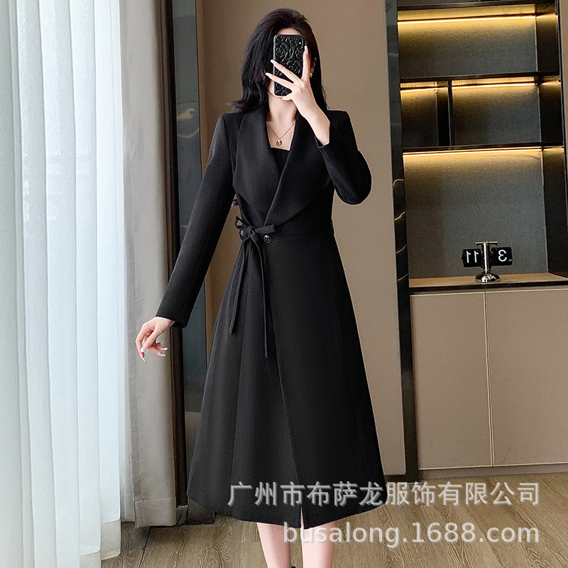 Novo Casaco Trench Feminino Ou - Women'S Office Formal Wear For Ladies avaliação e preço