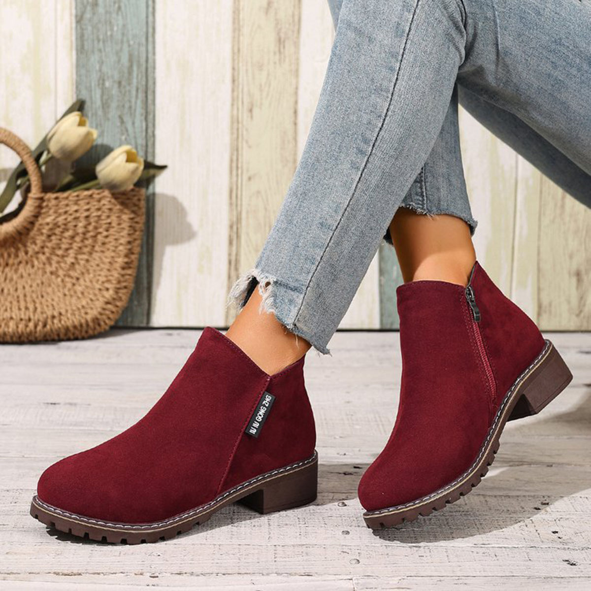 Botas Femininas de Outono Inve - Women Formal Wear With Shoes avaliação e preço