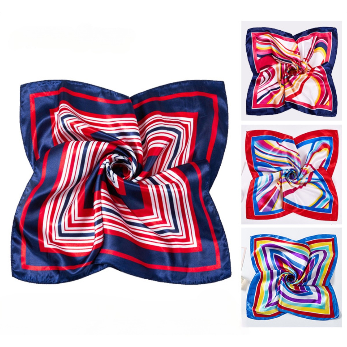 50*50cm lenços de seda quadrad - Scarf Silk Neck avaliação e preço