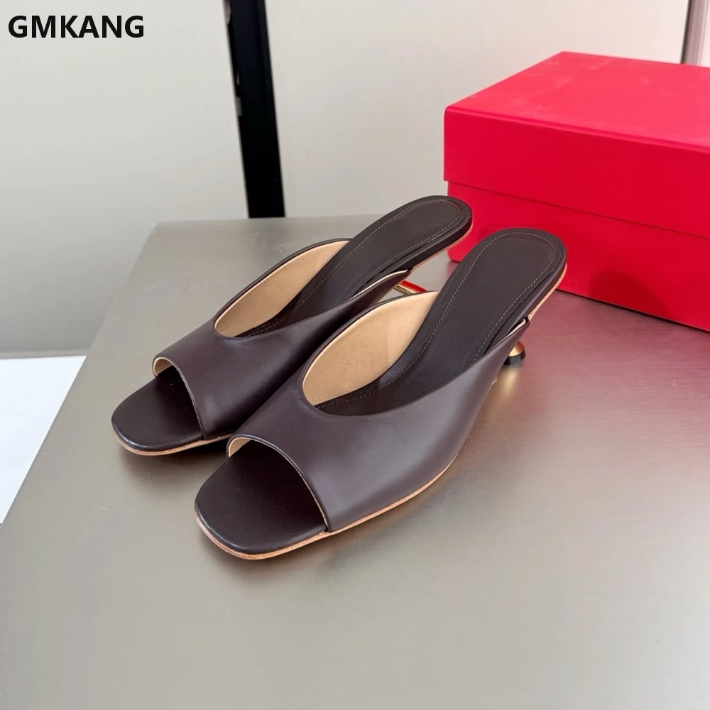 Sandálias femininas de bico qu - Kitten Heel Women avaliação e preço