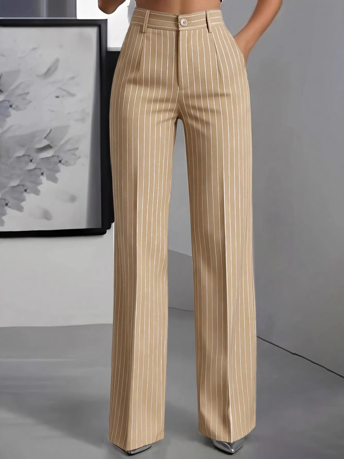 Calças de Terno Elegantes de C - Female Formal Wear avaliação e preço