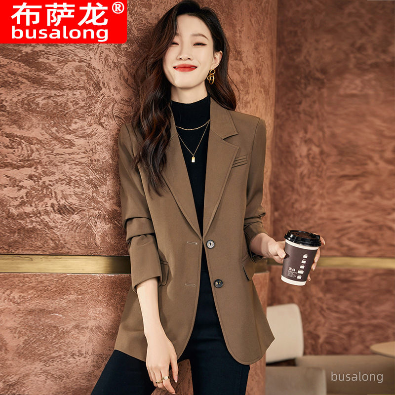Blazer jaqueta outono inverno  - Women Formal Wear For Interview avaliação e preço