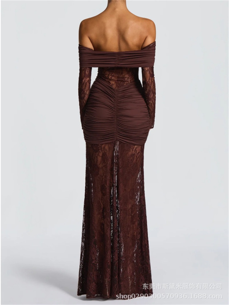 Sexy renda sereia vestido de b - Women Formal Party Wear Dress avaliação e preço