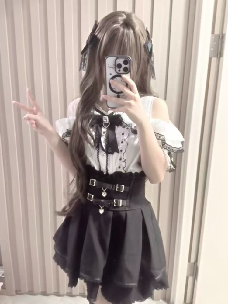 Blusa Japonesa Lolita com Baba - Formal Wear Japan Women avaliação e preço
