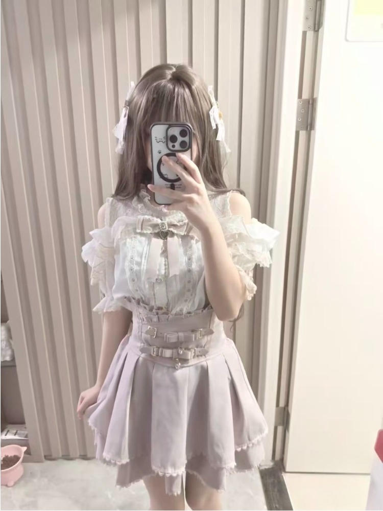 Blusa Japonesa Lolita com Baba - Formal Wear Japan Women avaliação e preço
