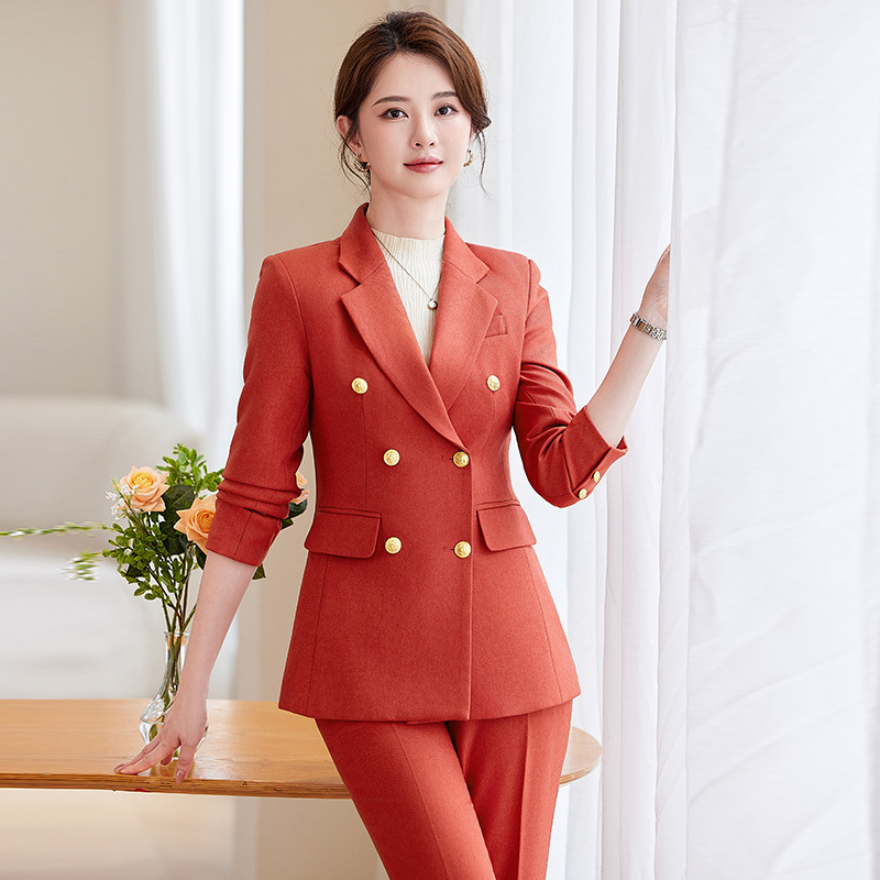 Conjunto de terno azul marinho - Women Formal Wear Blazer Set avaliação e preço