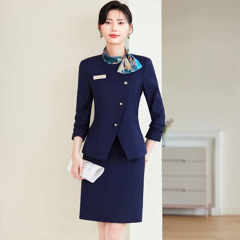 Plus size formal elegante esti - Women Formal Wear Blazer Set avaliação e preço