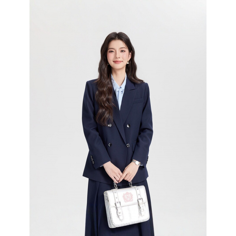 Novo Terno Feminino Azul Marin - Women Formal Wear For Interview avaliação e preço