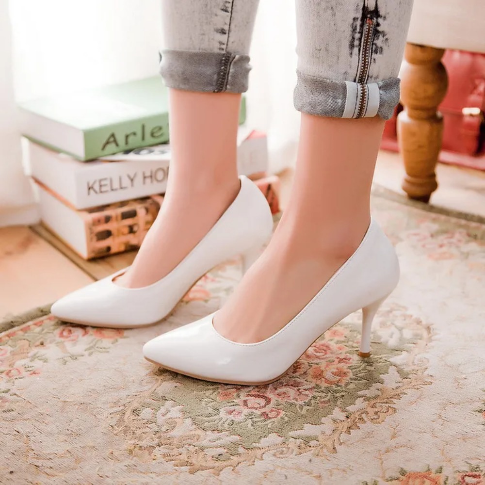 Bombas de salto alto para mulh - Women Formal Wear For Office avaliação e preço