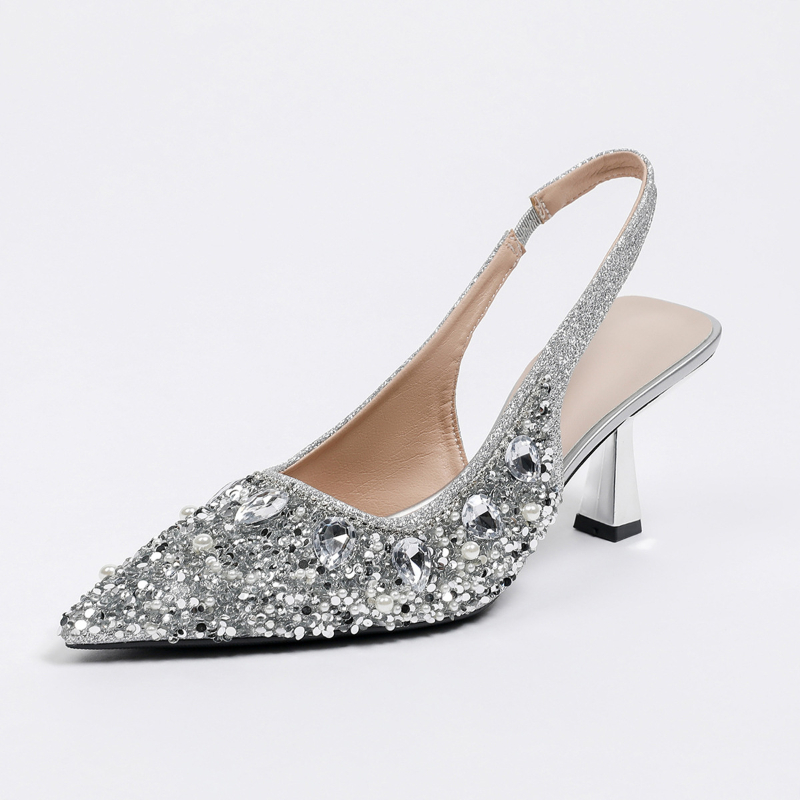 Sandálias de Salto Fino com Cr - Kitten Heel Women avaliação e preço