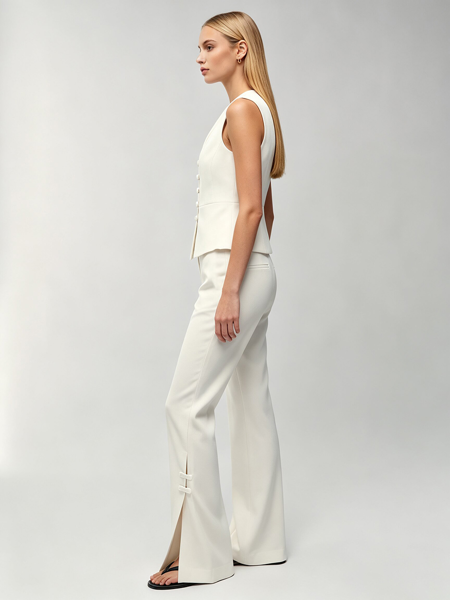 Conjunto Feminino LIMO Branco  - Female Formal Wear avaliação e preço